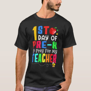 T-shirt Priez pour mon enseignant Je suis prêt pour la mat