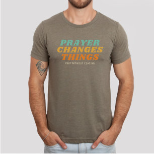 T-shirt Priez Sans Cesser Bible Verse Christian