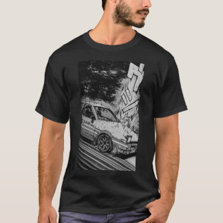 T-Shirt prime de dérive initiale D Toyota AE86