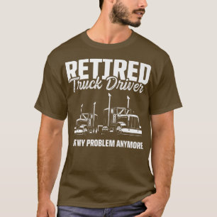 T-shirt Prime de retraite pour conducteur de camion retrai