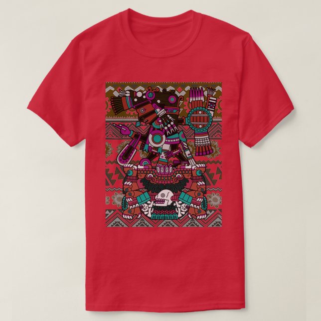 T-shirt Primitif autochtone des Aztèques  (Design devant)