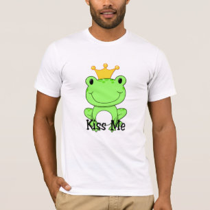 T-shirt Prince de grenouille - embrassez-moi pièce en t