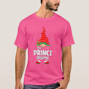 T-shirt Prince Gnome Famille de correspondance Groupe Noël
