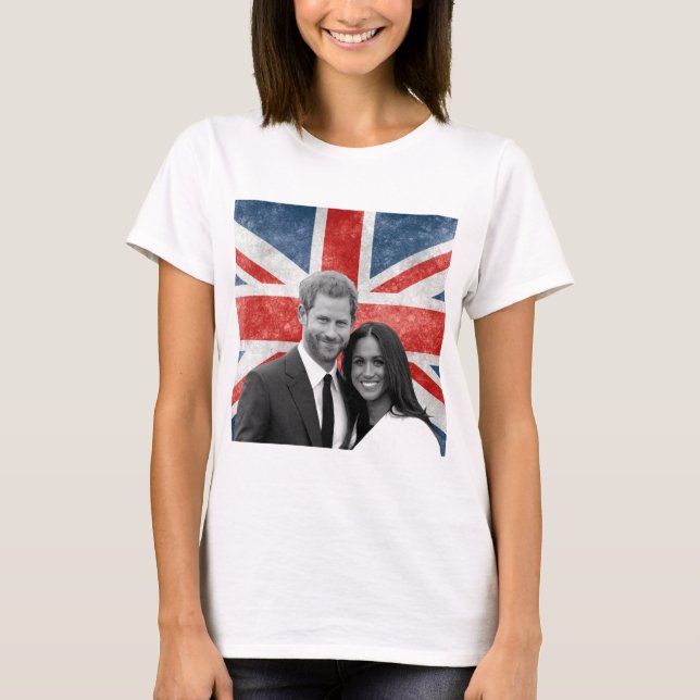 T-shirt Prince Harry et Meghan Markle (Devant)