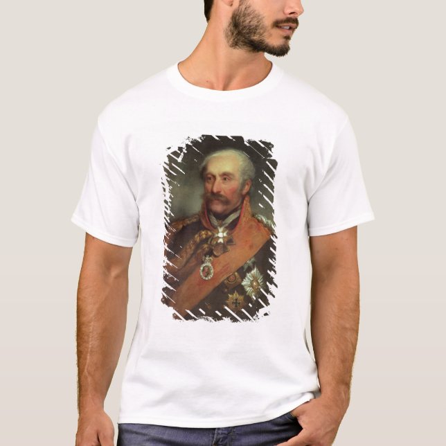 T-shirt Prince Von Blucher c.1816 de maréchal de champ (Devant)