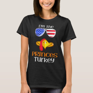 T-shirt Princes Turquie face Thanksgiving Drapeau américai