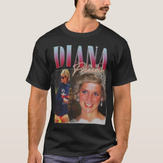 T-shirt PRINCESS DIANA Rap Hip hop Princesse Diana 90s Ret