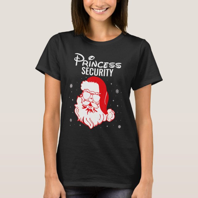 T-shirt Princess Security Papa Team Big Brother Annonce (Devant)