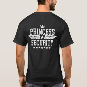 T-shirt Princess Security Team 2 Côté Anniversaire Papa