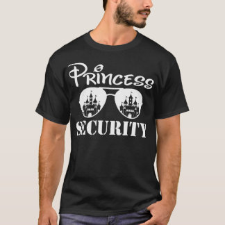 T-shirt Princess Security Team Papa Maman fête d'anniversa