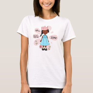 T-shirt Princesse Big Soeur Africaine Américaine