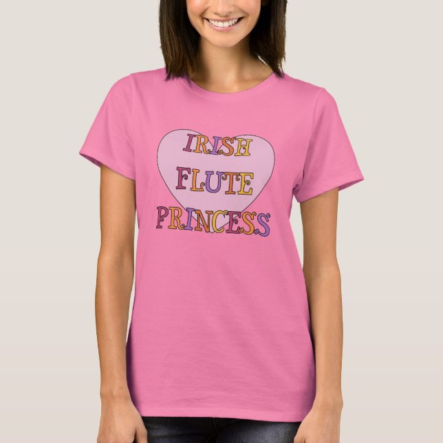 T-shirt Princesse de Flûte irlandaise (Devant)