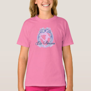 T-shirt Princesse de glace rose/pourpre