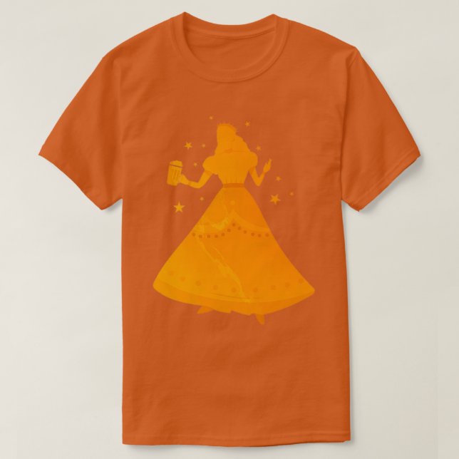 T-shirt Princesse de la bière (Design devant)