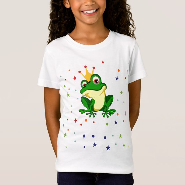 T-Shirt Princesse de la grenouille. Un conte de fées de de (Devant)