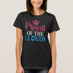 T-shirt Princesse Des Nuages Météorologie Chaser Météorolo