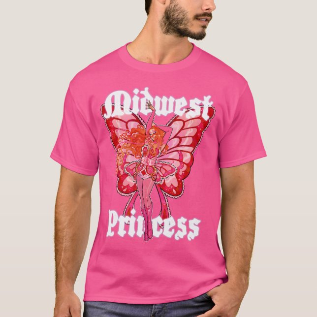T-shirt Princesse du Midwest (Pas d'Arrière - plan) (Devant)