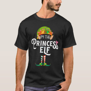 T-shirt Princesse Elf Famille Correspondant Noël T Chemise