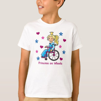 T-shirt Princesse en fauteuil roulant