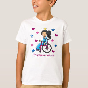 T-shirt Princesse en fauteuil roulant