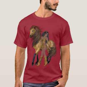 T-shirt Princesse et Chemise du cheval amérindien