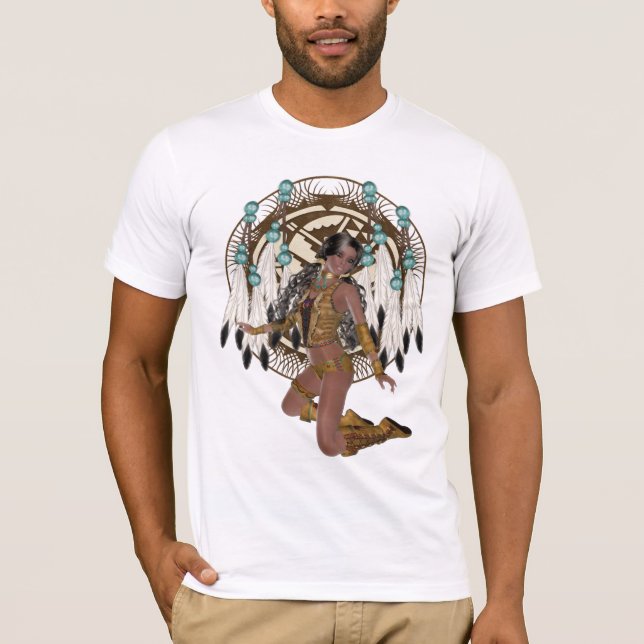 T-shirt Princesse et Chemise du cheval amérindien (Devant)