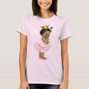 T-shirt Princesse et perles ethniques de bébé de balleri