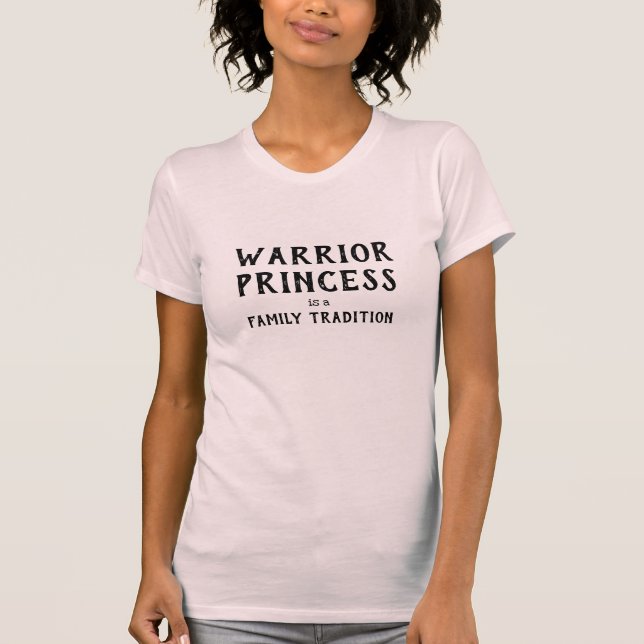 T-shirt Princesse guerrière (Devant)