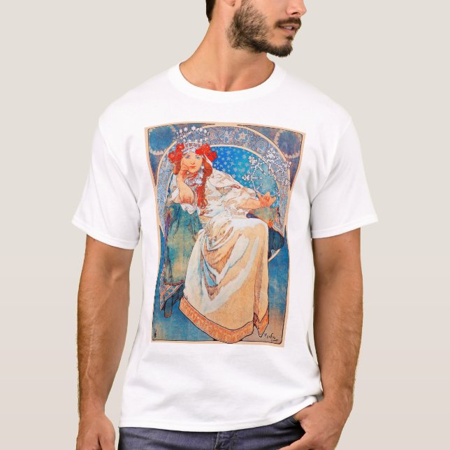 T-shirt Princesse Hyacinth, Mucha (Devant)