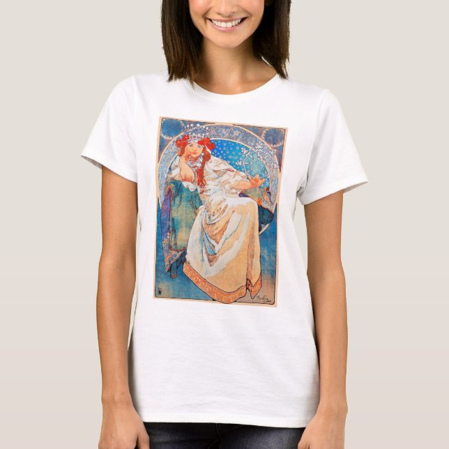 T-shirt Princesse Hyacinth, Mucha (Devant)