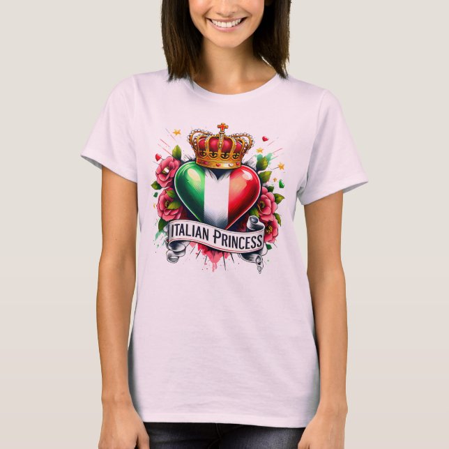 T-shirt Princesse italienne (Devant)