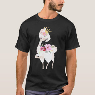 T-shirt Princesse Lama Alpaga Garçon Fille Enfants