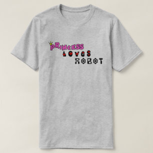 T-shirt Princesse Loves Robot