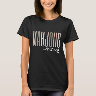 T-shirt princesse Mahjong   Funny mahjong