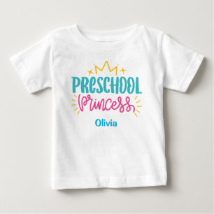 T-shirt Princesse Pré-Scolaire personnalisé