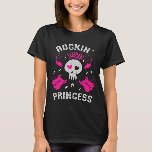 T-shirt Princesse Rock (Devant)
