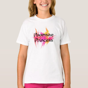 T-shirt Princesse rose de Poomsae