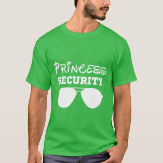 T-shirt Princesse Sécurité Pères et filles Giftfath