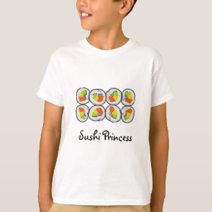 T-shirt Princesse Shirt de sushi de sushi