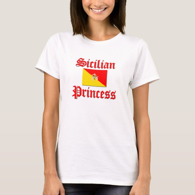 T-shirt Princesse sicilienne (Devant)