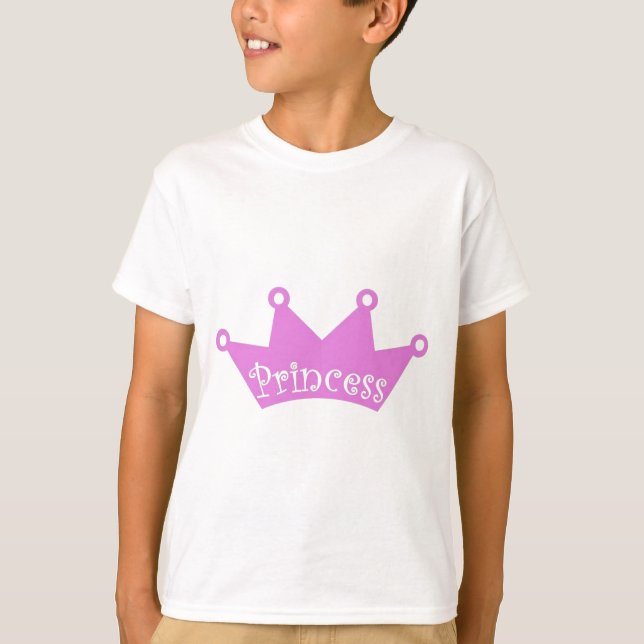 T-shirt Princesse Tiara Crown (Devant)