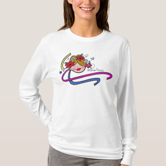 T-shirt Princesse ukrainienne au Fest folklorique (Devant)