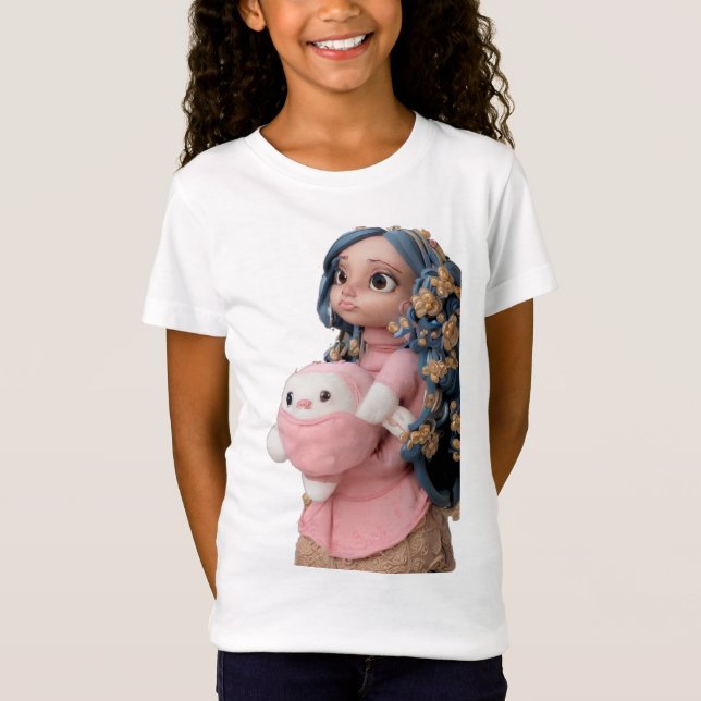 T-Shirt Princesse ZAZA 👽 VanALIEN Lucky T's Art (Devant)