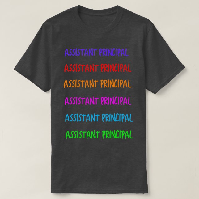 T-shirt Principal adjoint 20 (Design devant)