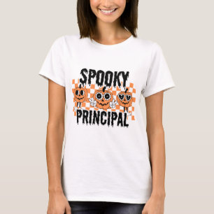 T-shirt Principal de l'école Halloween Éffrayant Principal
