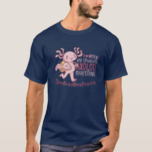 T-shirt Principal Je Coeur Lorsque Les Étudiants Questions