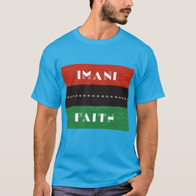 T-shirt Principes de Kwanzaa Imani | Foi (Devant)