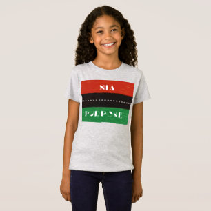 T-Shirt Principes de Kwanzaa Nia Objet