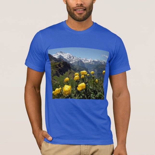T-shirt Printemps dans les alpes (Devant)