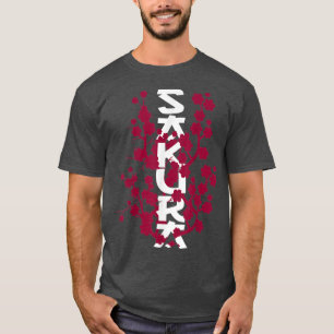 T-shirt Printemps d'art des serras japonais en fleurs Saku